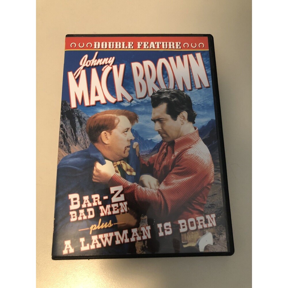 Johnny Mack Brown Double Feature Bar-Z Bad Men A Lawman Is Born  Westerns DVD
